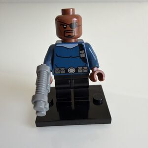Lego Nick Fury Minifigure sh056 Retired Exclusive To 76004 Marvel Spider-Man